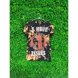 Vintage Acid Wash Deadpool "I Have Issues" T-shirt - Adult Mens Medium - N115